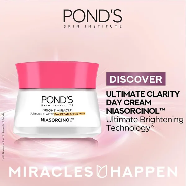 Pond's Bright Miracle Ultimate Clarity Day Cream SPF 30 PA+++ Niasorcinol 50 g (5)