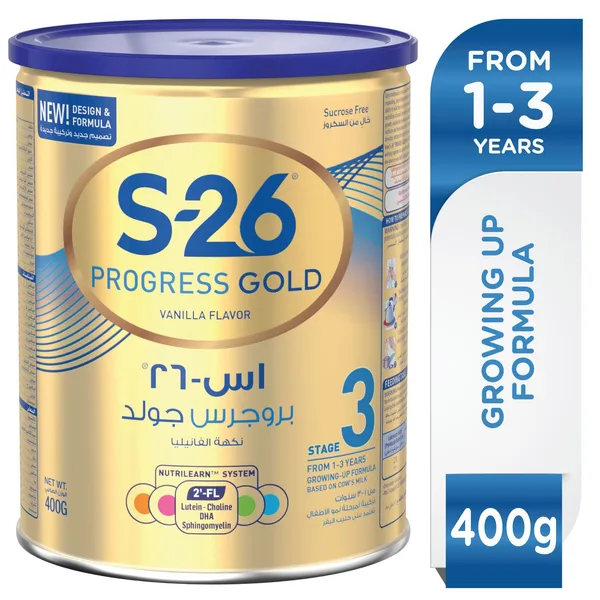 Nestle S-26 Gold Stage 3 Growing Up Formula From 1-3 Years 400 g (3)