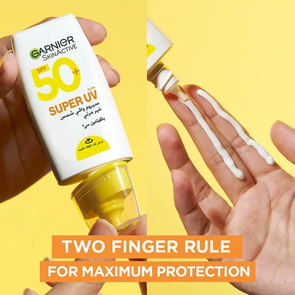 Garnier SkinActive Super UV Invisible Serum Sunscreen Vitamin C SPF50+ 30 ml (8)