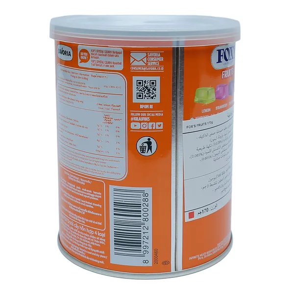 Fox’s Crystal Clear Fruits Candy 170 g (2)