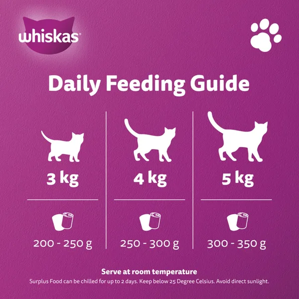 Whiskas Beef in Gravy Can Cat Food for Adult Cat 1+ Years 400 g (5)