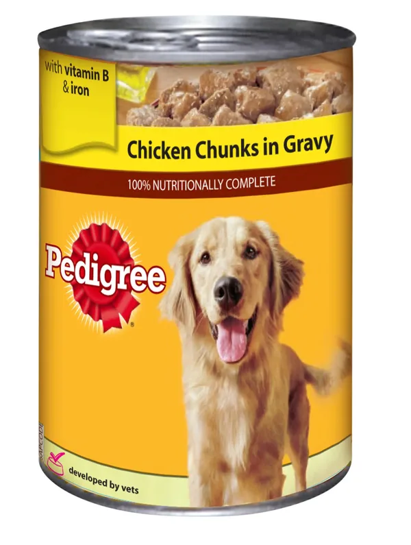 Pedigree Chicken Chunks In Gravy Wet Dog Food 400G