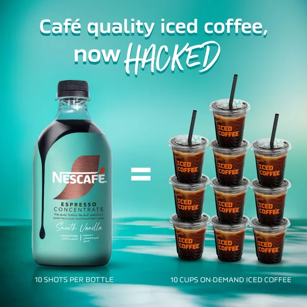 Nescafe Espresso Concentrate Smooth Vanilla 500 ml (10)